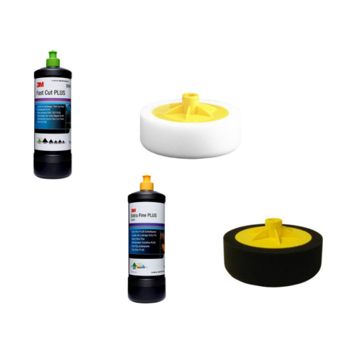 3M Compound & Polishing Kit With Foam Heads