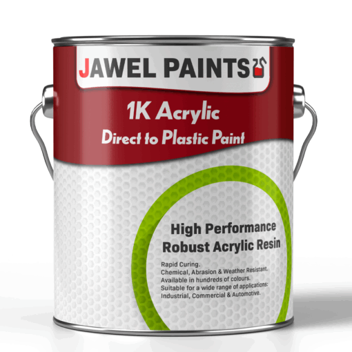 Tin of direct to plastic paint