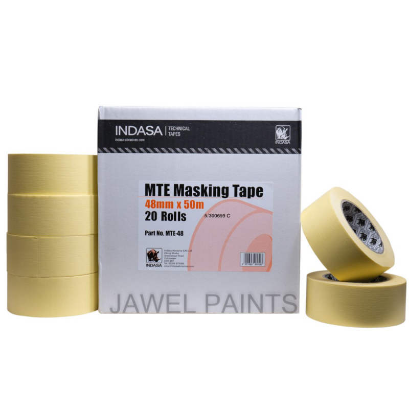 Indasa 2" Masking Tape 20 Rolls Jawel Paints