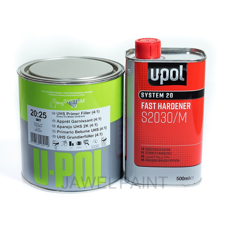 2K Acrylic Grey High Build Primer Kit 5Litre Jawel Paints