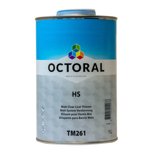 Octoral TM261 HS Matt Clear Coat Thinner 1Litre