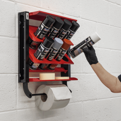 Aerosol Spray Can Storage Rack & Dispenser - Image 2