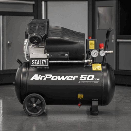 Sealey 50Litre 3HP Air Compressor Direct Drive - Image 6