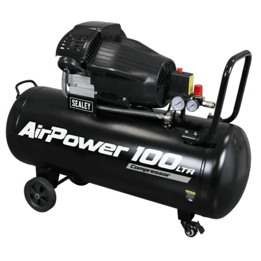 Sealey 100Litre 3HP Air Compressor Direct Drive