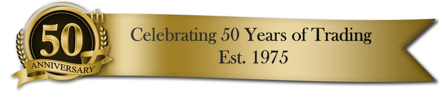 50th year trading banner