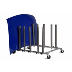 Mobile Panel Storage Rack, Suitable for 5 Panels