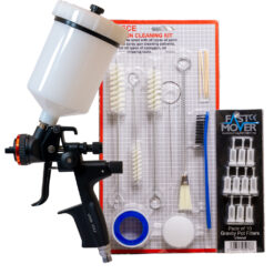 Gravity Feed HVLP Spray Gun 1.3mm FREE Filters + Cleaning Kit