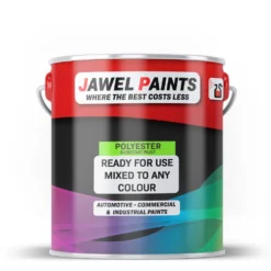 5Litre Polyester Basecoat Ready For Use Mixed Colour